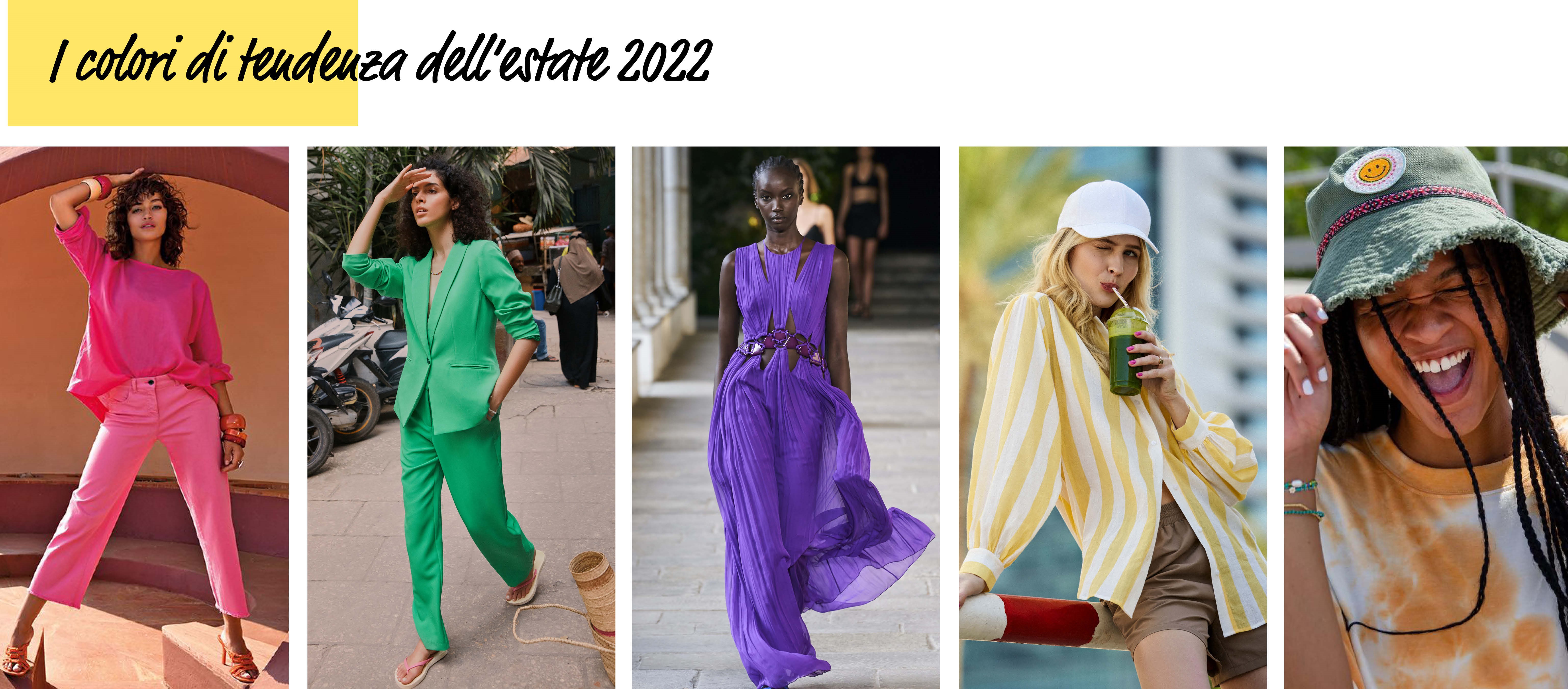 I colori di tendenza dell’estate 2022