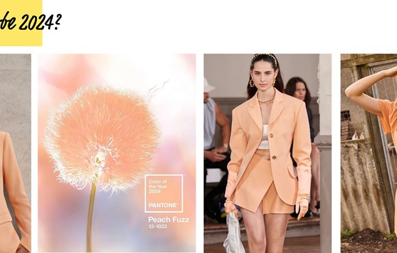 „Peach Fuzz“ ist die Trendfarbe des Jahres 2024!