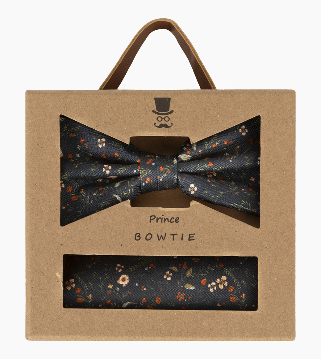 Fliege & Pochette Prince Bowtie