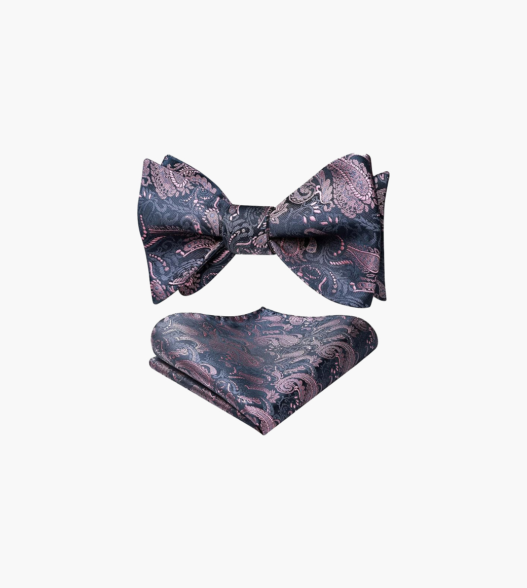 Papillon e fazzoletto da taschino Prince Bowtie