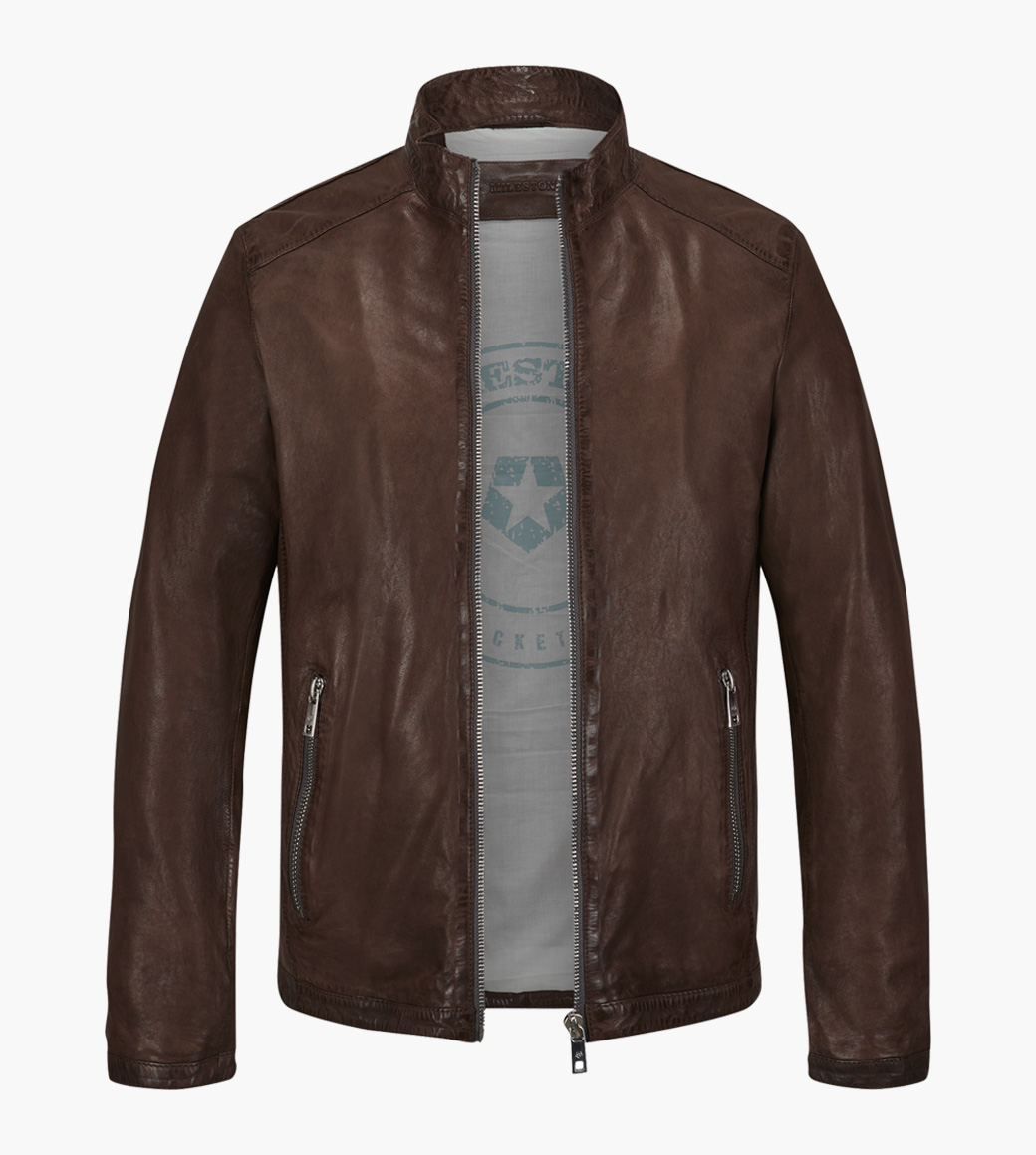 Lederjacke Milestone 